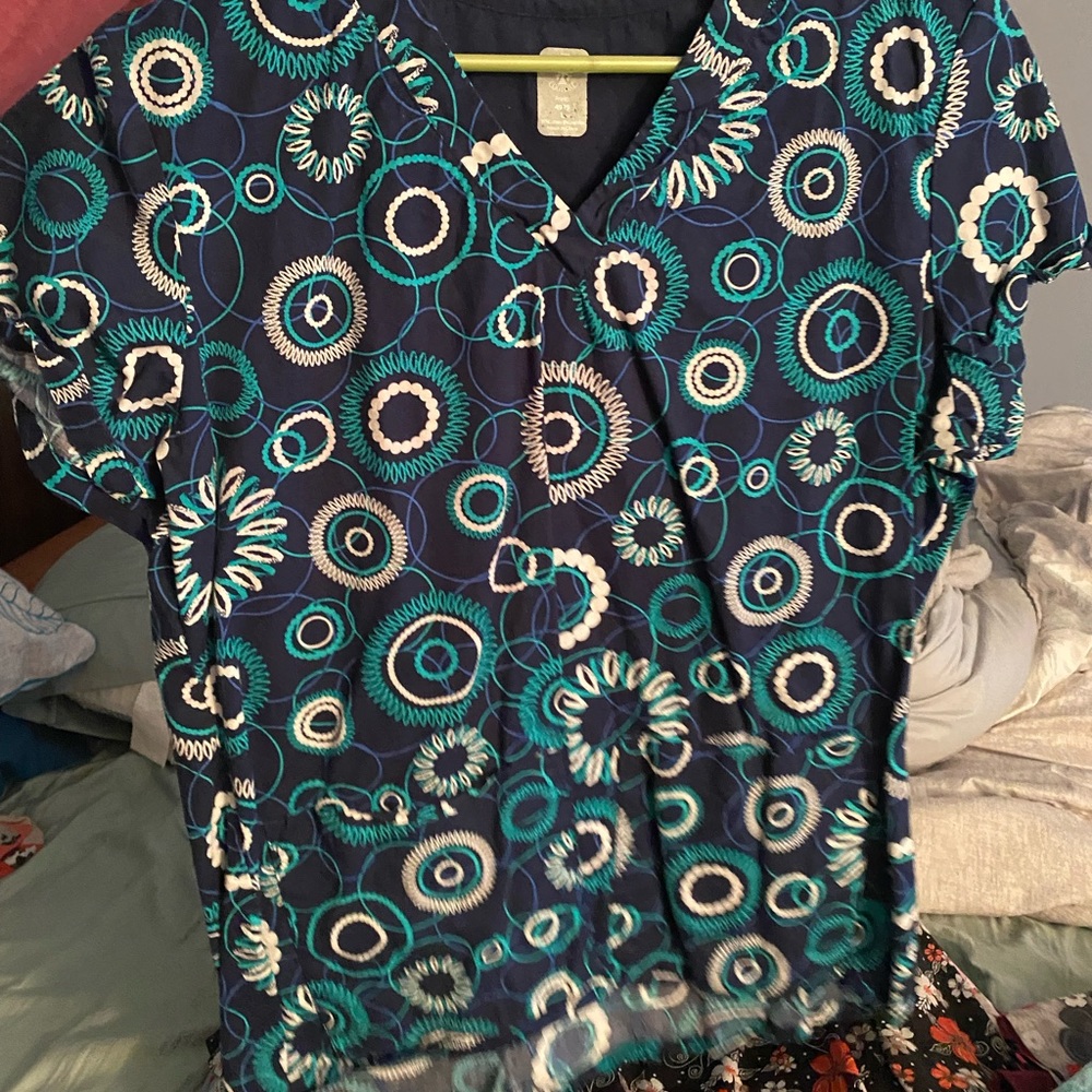 Large scrub top